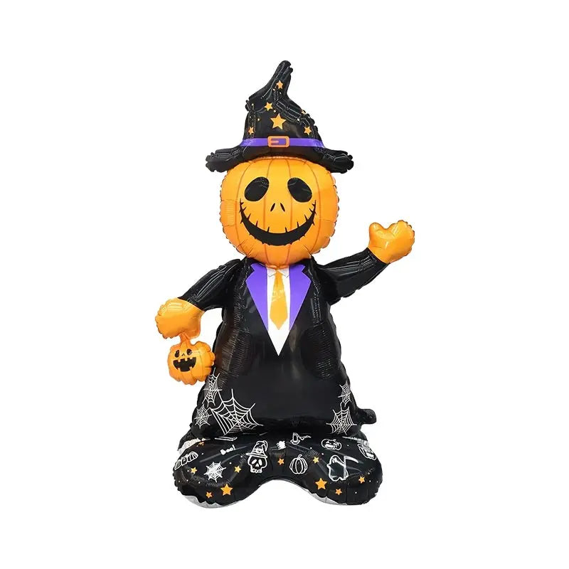 2025 Halloween Große Stehende Ballonbasis Skelett Kürbis Geisterbaum Halloween Aufblasbare Luftballons Partydekorationen Zubehör.