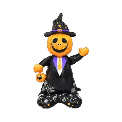 2025 Halloween Große Stehende Ballonbasis Skelett Kürbis Geisterbaum Halloween Aufblasbare Luftballons Partydekorationen Zubehör.