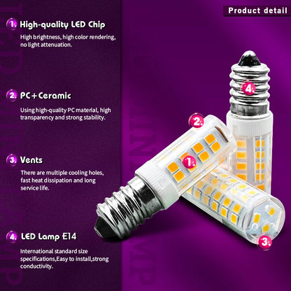 1-10 stücke E14 Led-lampe Lampe 3 W 5 W 9 W AC 220 V-240 V Mini Mais Birne Licht 2835SMD 360 Strahl Winkel Ersetzen Halogen Kronleuchter Lichter.