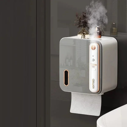 Wc Papier Halter Intelligente Aromatherapie Wc Tissue Box Wc Papier Lagerung Rack Roll-Up Papier Boxen Badezimmer zubehör