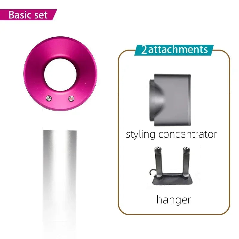 High Speed Bladeless Hair Dryer Negative Ion Fast Drying Home Powerful Hair Dryer Styling Tools 1600W High Speed Hair Dryer.