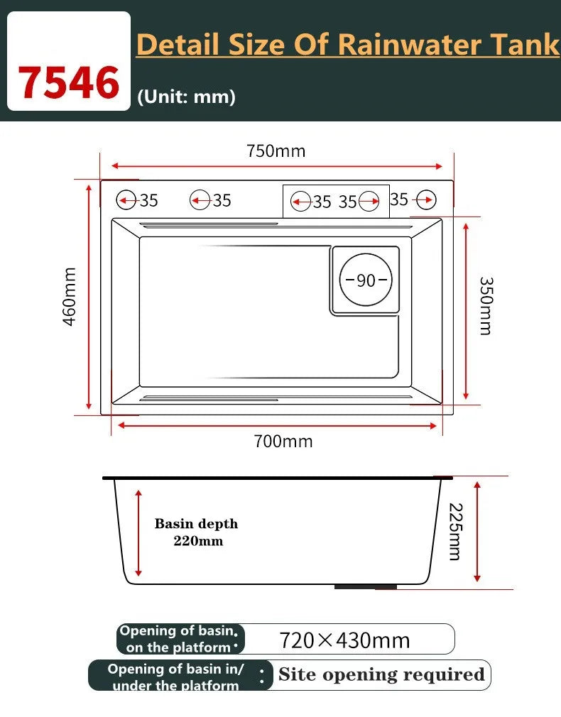 Wasserfall-Küchenspüle aus Edelstahl 304, Zughahn, Einzelschlitz, Hochdruckbecher, Waschmaschine, Café, Weinbar, Waschbecken