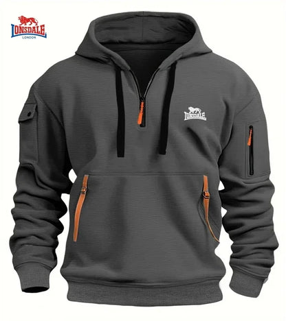 2024 Autumn Winter High Quality Dropped Shoulder Hooded Sweatshirt Men's Women's Plus Size Loose Pullover Fashion Sweatshirt