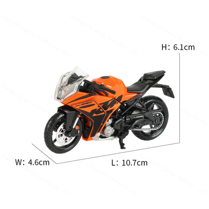Maisto 1:18 New KTM RC 390 Static Die Cast Vehicles Collectible Hobbies Motorcycle Model Toys.