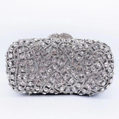 Diamond Dinner Hollow Rhinestone Banquet Clutch Bag Handtassen Dames Bolsos De Fiesta Para Mujer Boda Women's Rhinestone Handbag