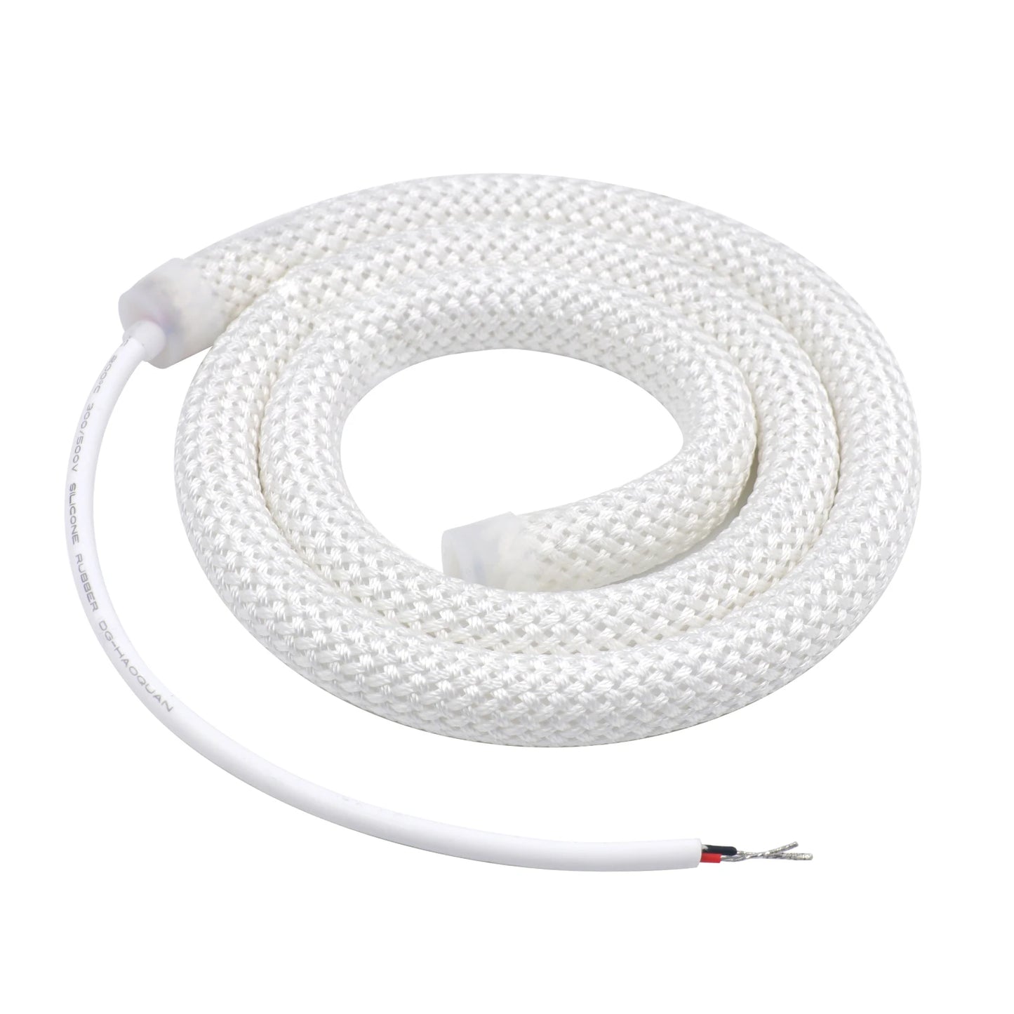 360 Degree Round Reticulate Neon LED Strip DC 12V 24V 240 Leds/m Natural Warm White Waterproof Flexible Silicon Tube Neon Strip.