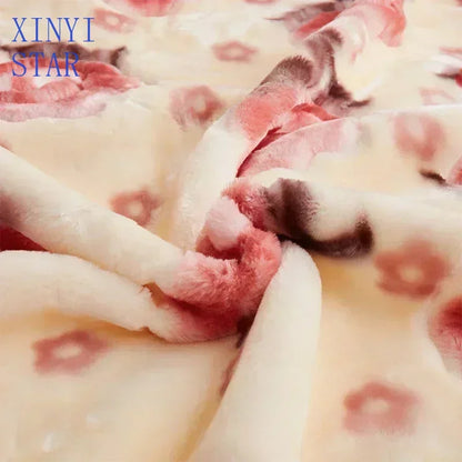 New Warm Weighted Blankets for Beds High End Thicken Warmth Raschel Blanket for Winter Autumn Double Side Plush Comforter Quilt.