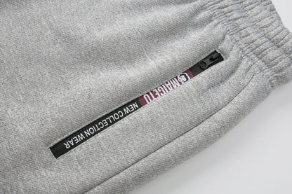 Mens Casual Pants Autumn Winter Fleece Sweatpants Men Running Jogger Sports Gym Trousers Fashion Solid Color Workout Long Pants.