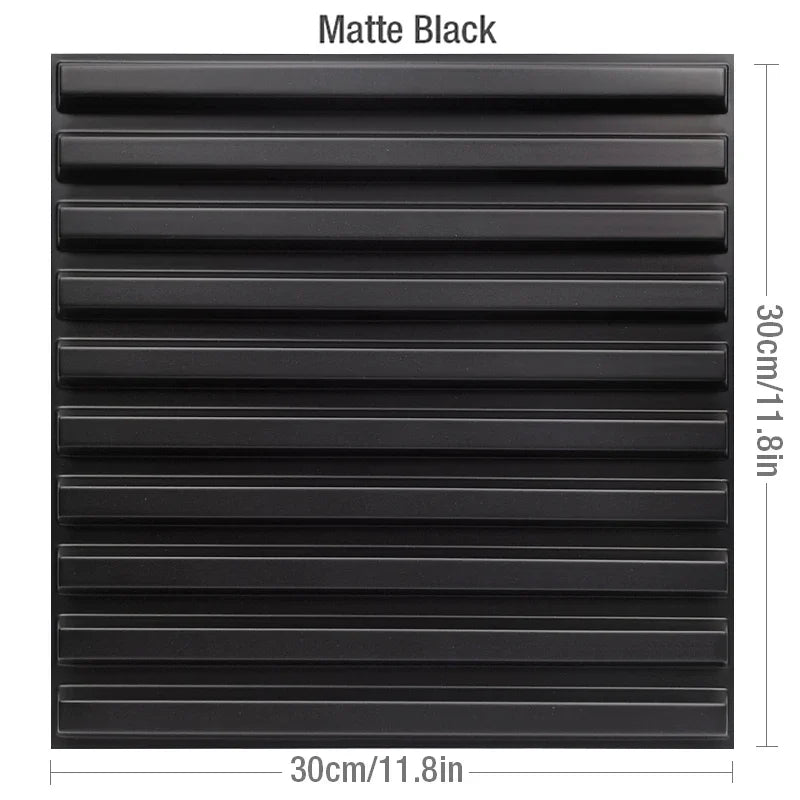 12 Pcs  3D Wall Panel 30x30cm Indoor Wall Decoration Bedroom Living Room background Hotel Office Mural Wall Panel DIY Home Decor