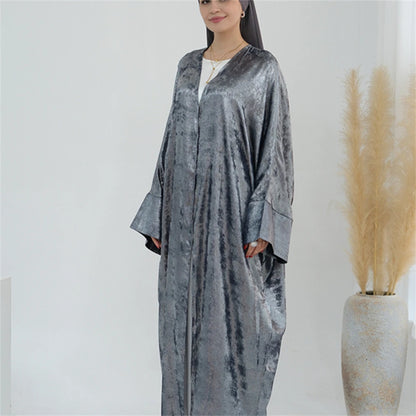 Ramadan Eid Open Dubai Luxury Abaya Damen Modest Kimono Coat 2025 Muslim for Women Islam Clothing Kebaya Robe Femme Musulmane