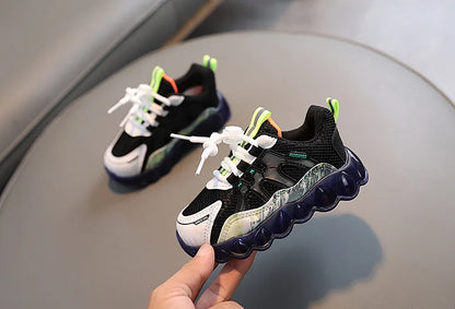 Kids Running Shoes Mesh Breathable Casual Sneakers for Children Lightweight Sport Shoes Boys Girl Non-Slip Outdoor.