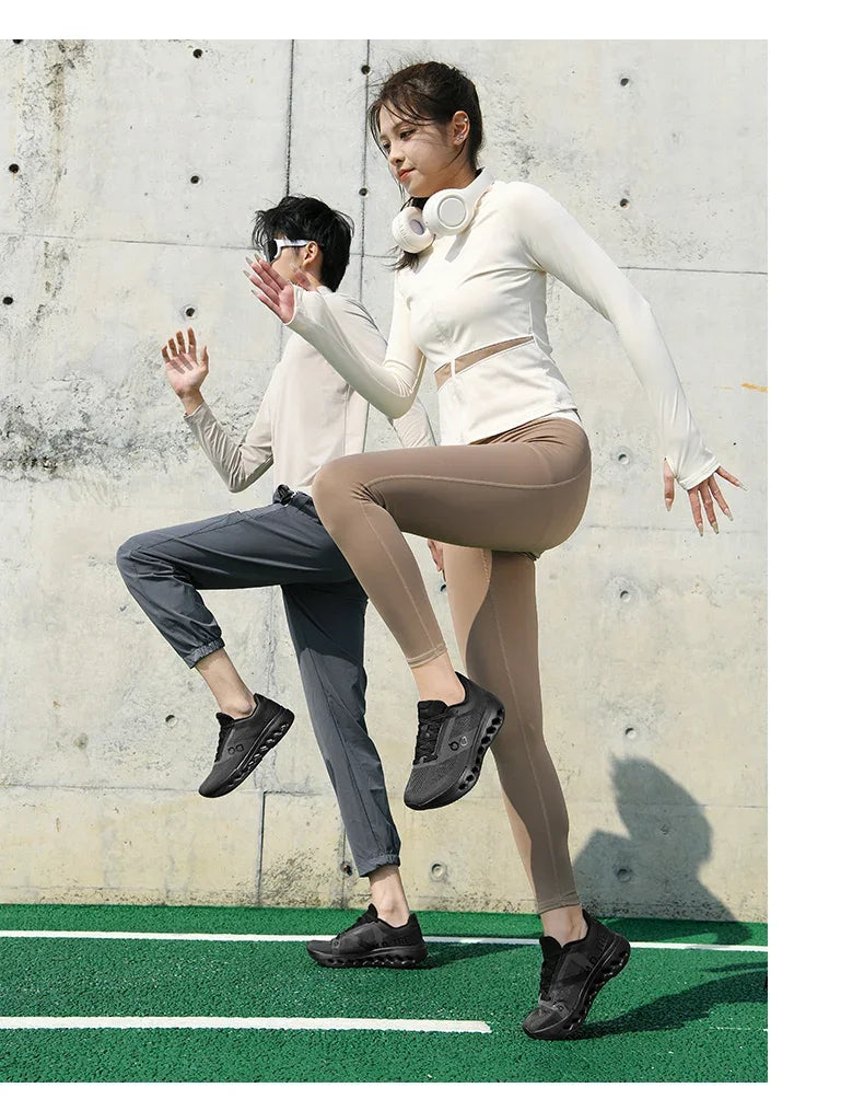 Men Women Comfortable Shoes Unisex Breathable Mesh Walking on Ultralight Outdoor Running Casual Sneakers Clouds Shoes