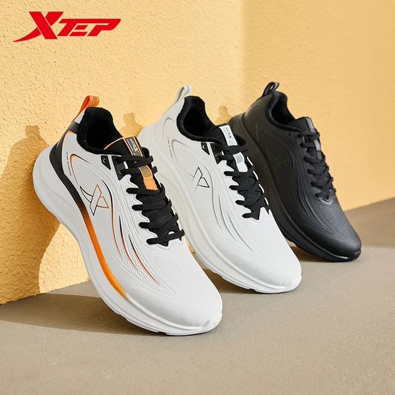 Xtep Running Shoes For Men 2024 Winter Stability Cushioning Lace Up Sports Shoes Keep Warm Jogging Soft Sneakers 876419370035.