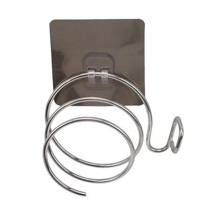 Neue Spirale Wand Montiert Haartrockner Lagerung Organizer Rack Halter Aufhänger Verwendung Im Badezimmer Salon Stylist Werkzeug Trockner Organisieren