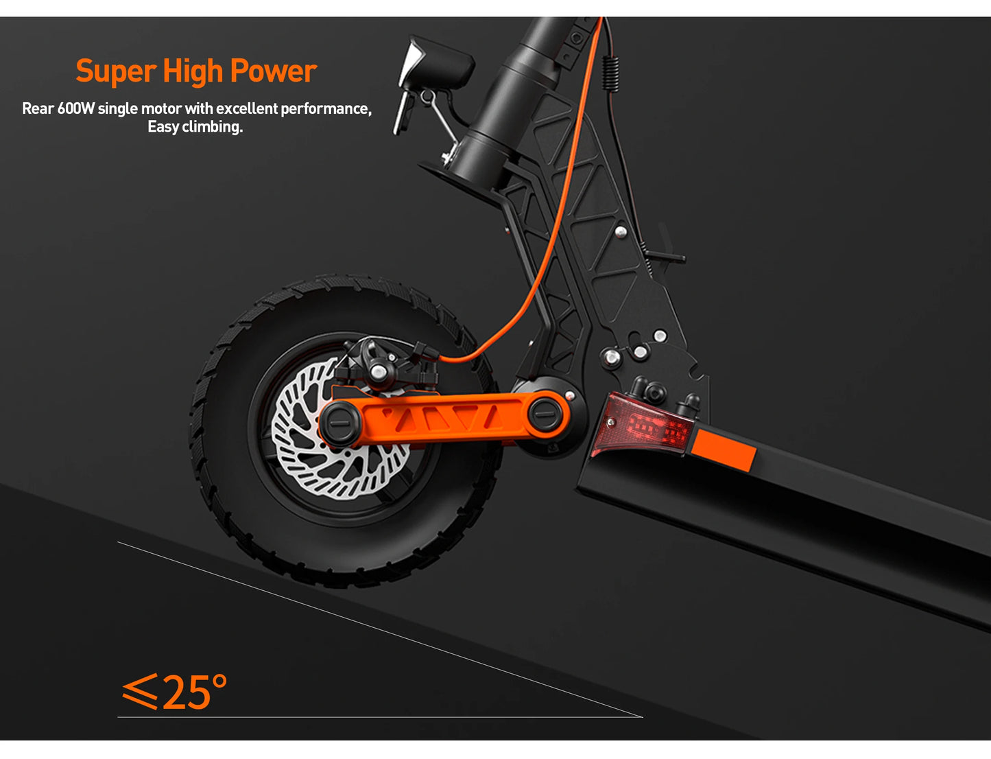JOYOR S8 Electric Scooter For Adult 600W E-scooter with 48V 26Ah battery 10" Off-Road Air Tire 25km/h.