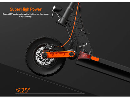 JOYOR S8 Electric Scooter For Adult 600W E-scooter with 48V 26Ah battery 10" Off-Road Air Tire 25km/h.