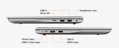 Dopesplay 15.6 inch Portable Lapdock Monitor For Samsung DeX with Keyboard Battery FHD External Screen For Phone Mini PC Laptops.