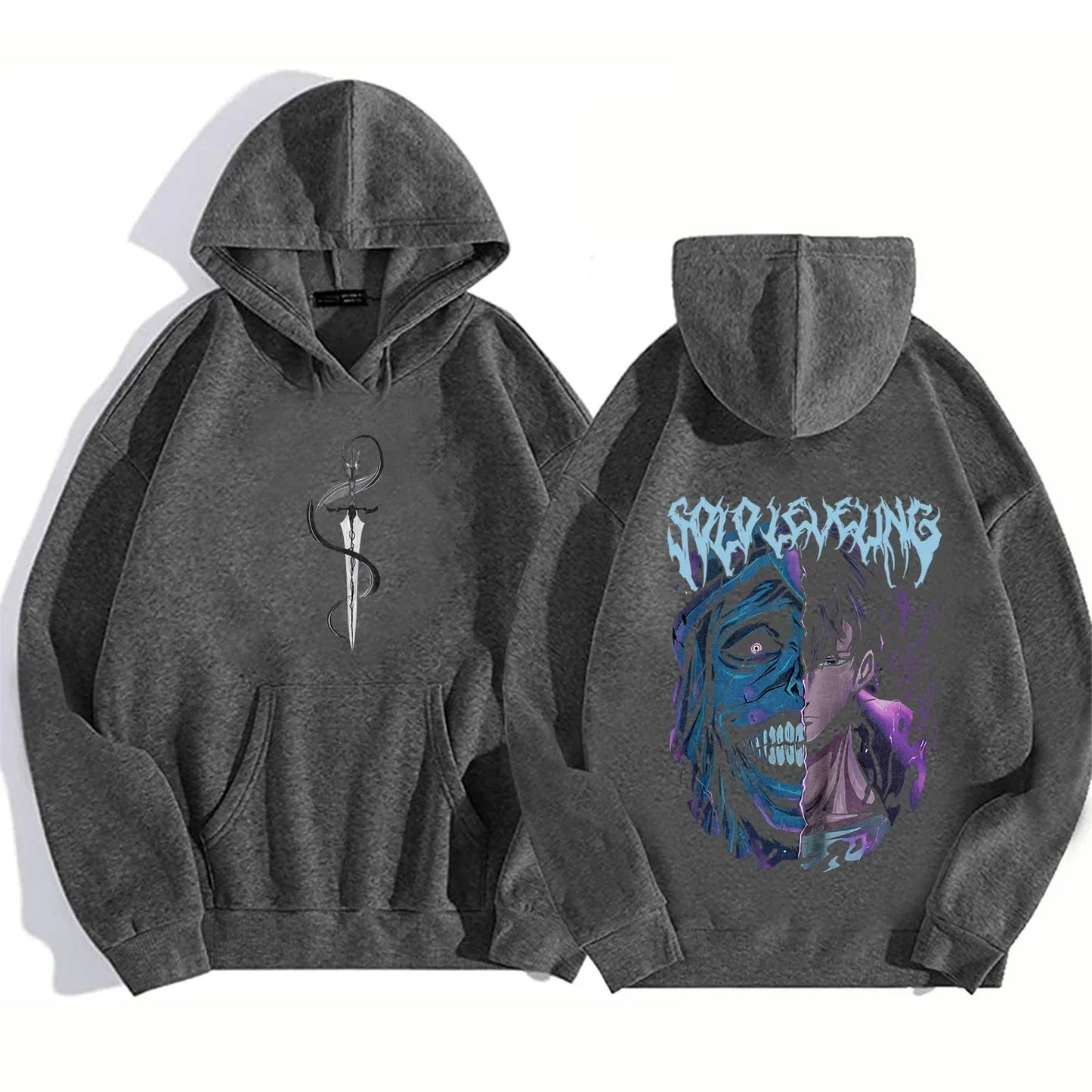 Solo Leveling Statue of God Hoodie Sung Jinwoo Hoodie  Anime Graphic Tees  Anime Sweatshirts Women Men Gift Streetwear.