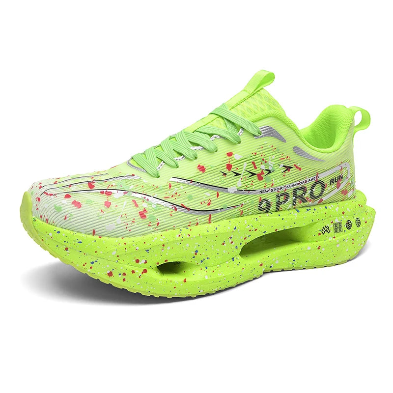 New Soft Sole Cushioning Men's Running Shoes for Women High-quality Road Jogging Shoes Light Comfy Sneakers Reflective Night Run