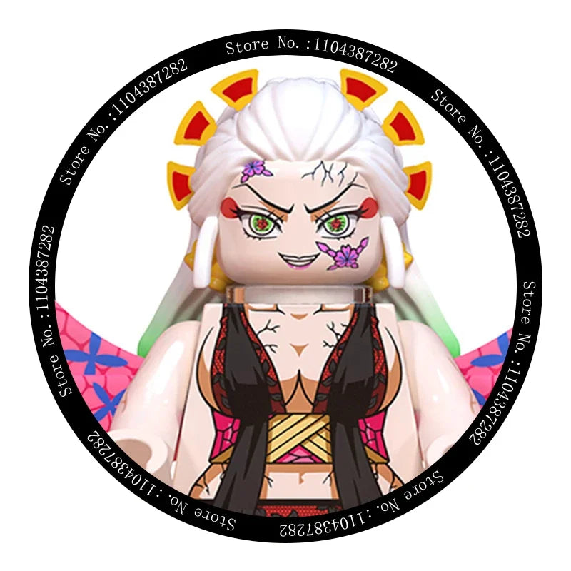 2025 Hot Toys WM6116 WM6138 Demon Slayer Blade Building Blocks Mini Action Figure Accessories Halloween Christmas Gifts for Kids