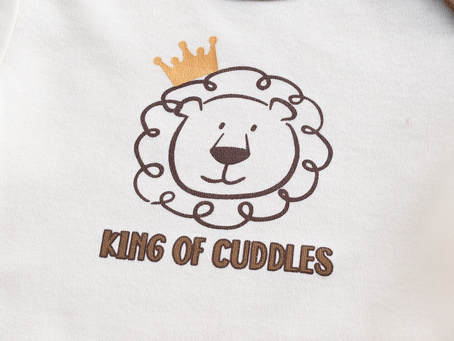 Kavkas 3 Teile/los Baby Body 100% Baumwolle Lion Print 3M 6M 9M 12M Neugeborene Mädchen Kleidung Sommer Körper Kleidung.