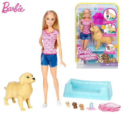 Original Mattel Barbie Fashionistas Doll Music Star Blonde Hair Bjd with Accessories Toys for Girls Collection Educational Props.