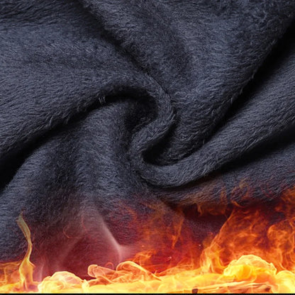 2024 Winter Brand Men Warm Fleece Jeans Fashion Thermal Business Pants Retro Classic Denim Trousers Casual Stretch Slim Jeans.