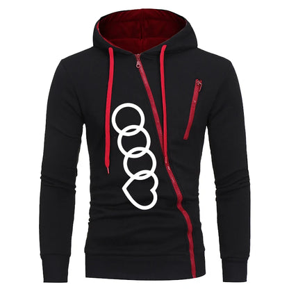 Pant Sets men's Zipper Sweatshirt Suit Hooded Zip-up Man Clothes for Men Winter Tracksuit Sets Sweatsuit Set Men's Hoodies Male.