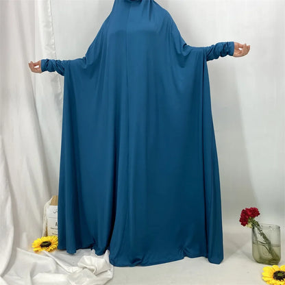 Middle East Muslim Fashionable Hooded Dress Dubai Arab Elegant Robe Elegant Long Shirt for Women with Hood from Mainland China.