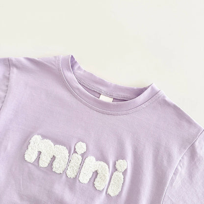 INS Sommer Neue Baby Body Neugeborenen Kleidung Jungen Mädchen Baumwolle Dreieck Strampler Plüsch brief Kurzarm Infant 0-18M