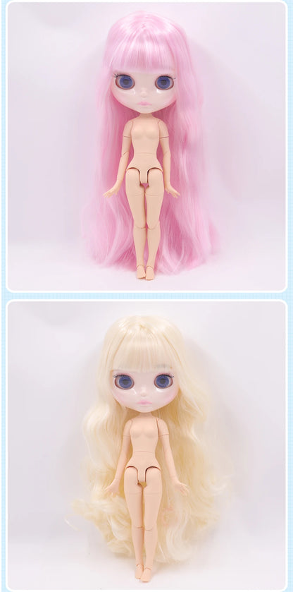 ICY DBS Blyth Doll 1/6 Joint Body 30CM BJD toys Natural shiny face with extra hands AB DIY Fashion Dolls girl gift.