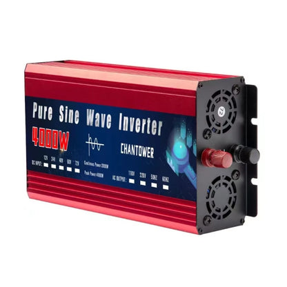 Pure Sine Wave Inverter 12V 220V 24V 110V 1000W 2000W 3000W 4000W 5000W DC To AC Portable Power Converter Car Solar Inverter.