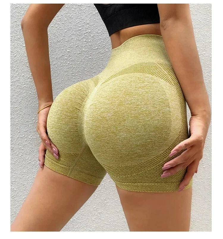 Short Gym Women‘s Gym Shorts High Elasticity Yoga Clothing Absorbent Short Sets Push Up Pants Cycling Jogging Fitness Legging.