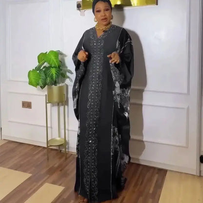 Abayas For Women Dubai Luxury 2025 African Muslim Fashion Dress Caftan Marocain Evening Party Dresses Boubou Robe Djellaba Femme.