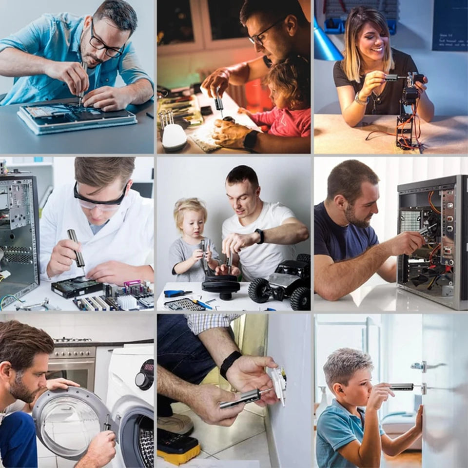 Arrow max m1 elektrische schrauben dreher set präzise magnetische bits 5-gang einstellbares drehmoment wiederauf ladbarer schnur loser schrauben dreher neu