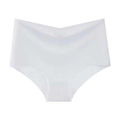 3PCS SET High Waist Panties Ice Silk Seamless Panty for Women Plus Size Sexy Comfortable Breathable Underwear S-3XL.