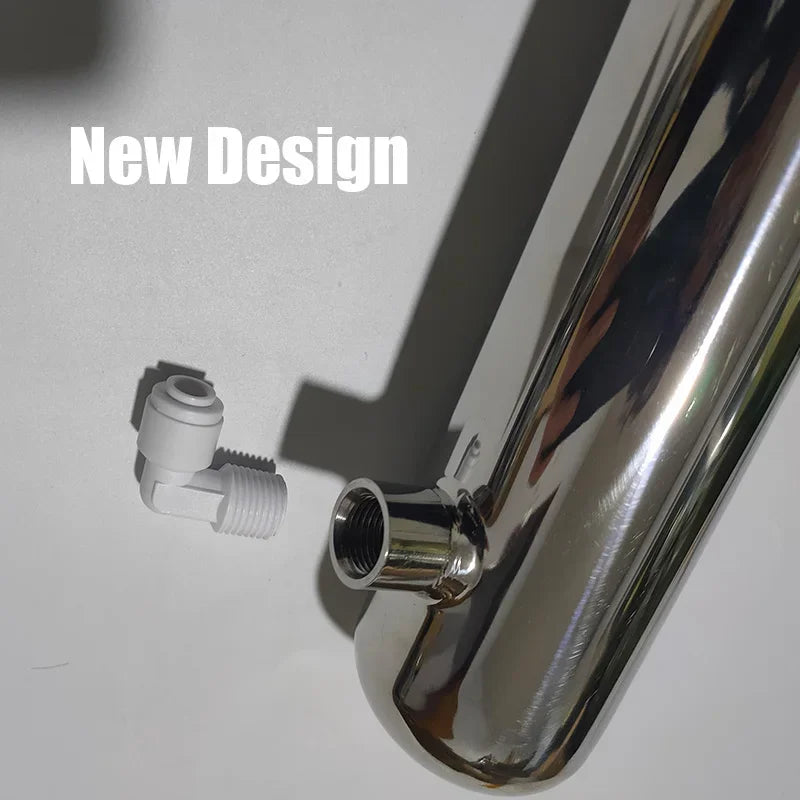 110V/220V Stainless Steel UV Water Sterilizer Ultraviolet Tube Lamp Direct Drink Disinfection Filter Aquarium Fish Tank Purifier.