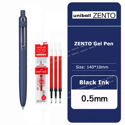 Uniball ZENTO Standard 0,38/0,5 mm Gelschreiber, wasserbasierte, glatte Schreibroller, passend für verschiedene Anlässe, Schreibwaren