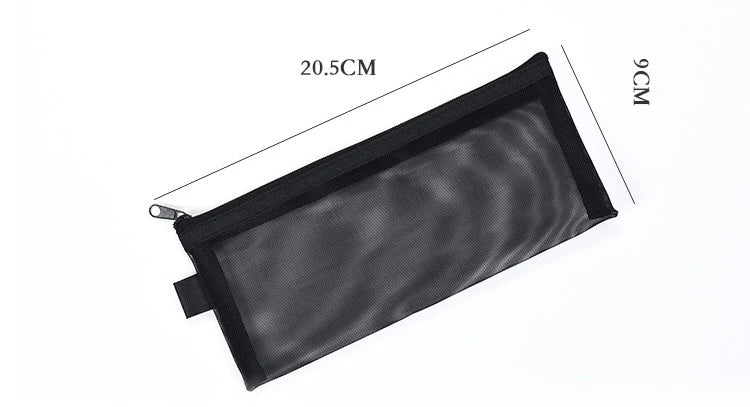 Makeup Brush Travel Case Cosmetic Toiletry Bag Organizer for Men Women Beauty Tools Zipper Mesh Pouch Wash Storage Accessories.