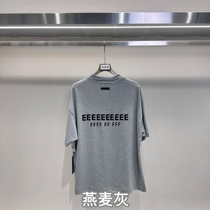 Men's Summer T shirt American Trendy Brand Tees Hiphop Streetwear Oversized Short Sleeve Cotton Tshirt Tops Tees.