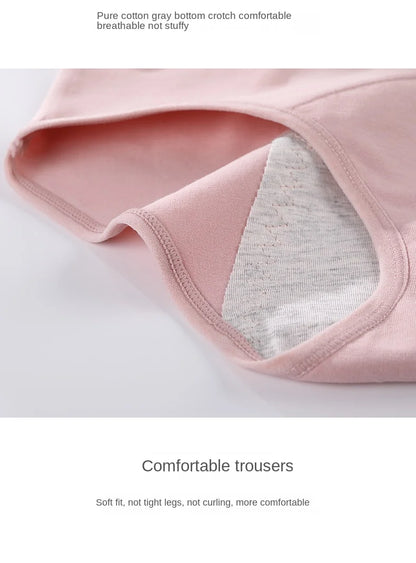 Women's menstrual briefs large flow postpartum water absorption leakproof briefs women's pure cotton menstrual briefs lingerie