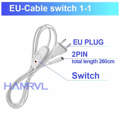 Garage Accessories DIY LED tube Hexagon connector cable for honeycomb Lamp 110-240V for Barbershop Workshop 4s Car Body Lighting.