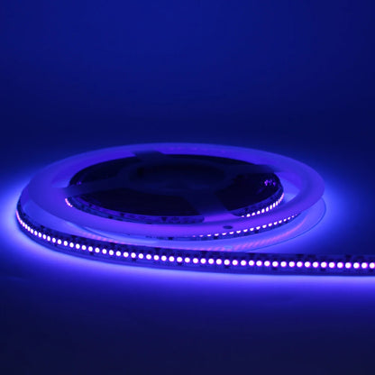 UV LED Strip Light 12/24V 60/120/240LEDS/M Ultraviolet LED Diode Ribbon SMD 2835 Purple Flexible Tape for DJ Fluorescence.
