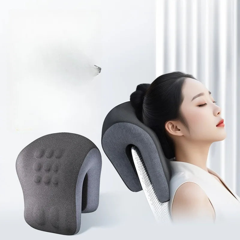 2025 Upgrade Memory Foam Multifunctional Nap Pillow for Office Desk, Portable Ergonomic Neck Support Cushion - Desk Sleeping Aid.
