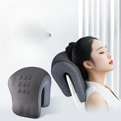 2025 Upgrade Memory Foam Multifunctional Nap Pillow for Office Desk, Portable Ergonomic Neck Support Cushion - Desk Sleeping Aid.
