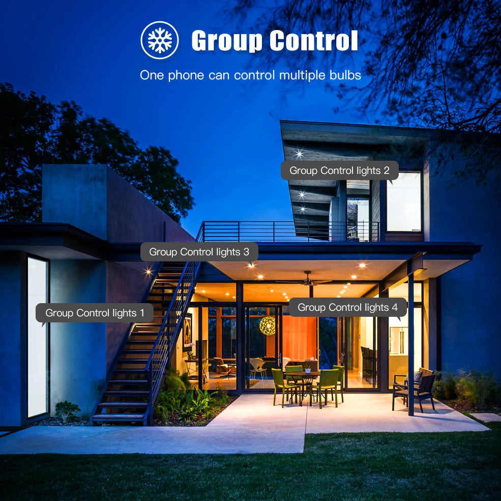 Smart WiFi Zigbee LED Glühbirne Dimmbar E27 E14 GU10 RGBCW 3000-6000K LED Kerze Lampe Für Ewelink APP Alexa Google Hause Yandex.