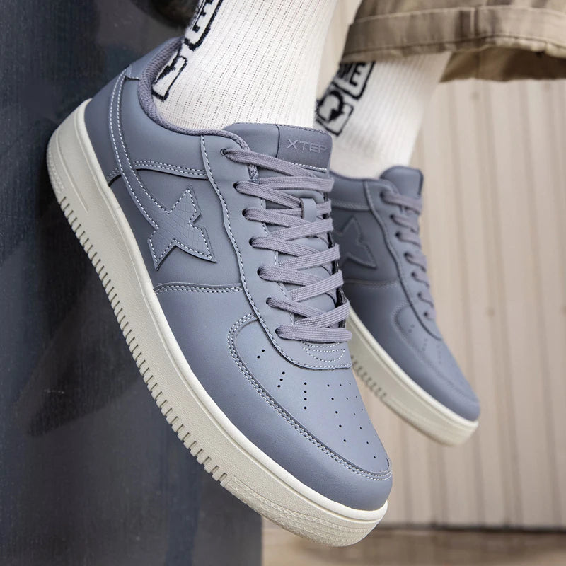 Xtep Skateboarding Shoes Non-Slip Wear-Resistant Casual White Couple Skate Sneakers Male Female Luxury Brand Shoes 881219319851.