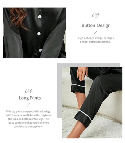 Großes Damen-Pyjama-Set, langärmelige Hose, Cartoon-Studenten-Nachtwäsche, Homewear, zweiteilige Strickjacke, Nachtwäsche, Loungewear