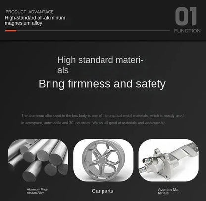 20/24/26/29 Zoll leichter Handgepäckkoffer aus Aluminium-Magnesium-Legierung – Kabinengepäck, Geschäftsreisetrolley mit Spinnerrädern.