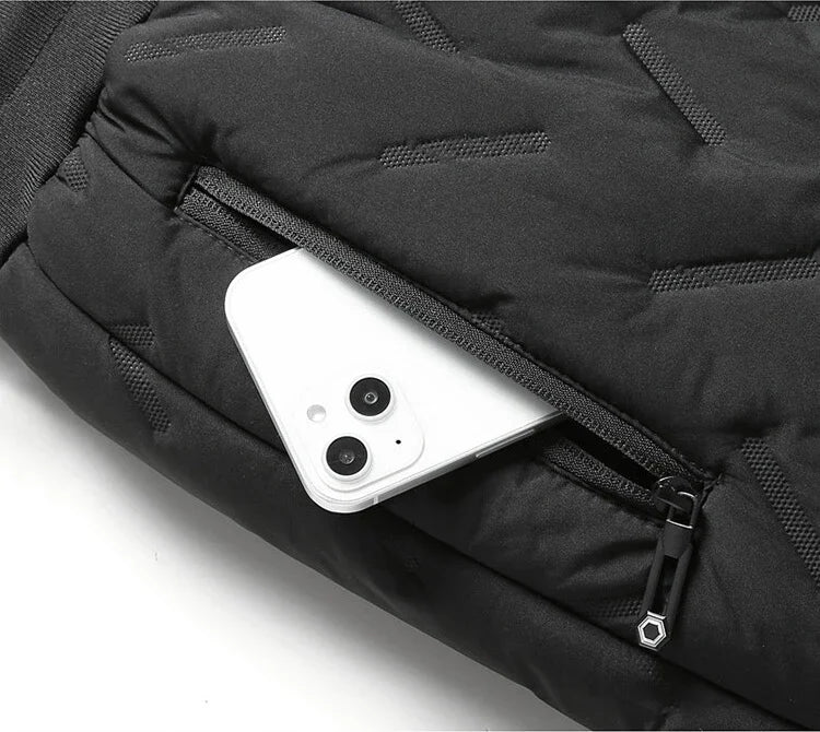 Men's down trousers autumn and winter new padded and thickened outdoor -20 degrees snow warm bottoms men's windproof Harem Pants.